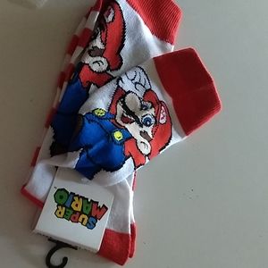 NEW Crew highupSocks 🧦Super mario Nintendo